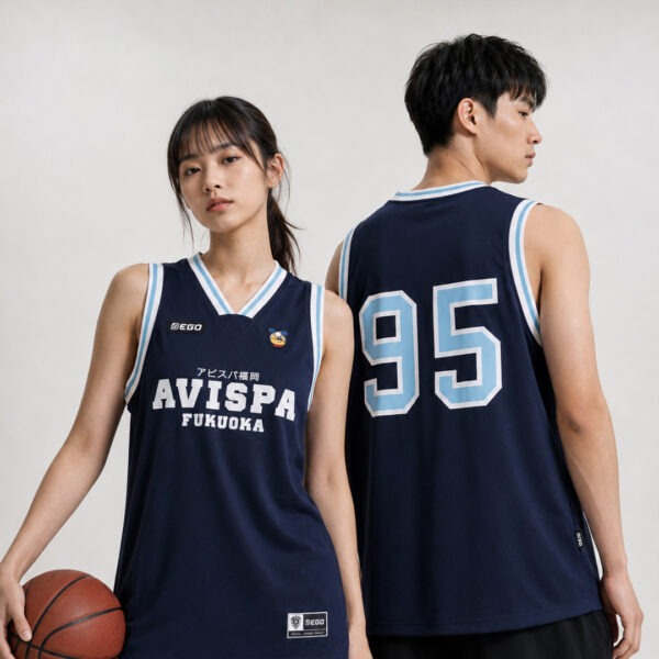 AE302 เสื้อแขนกุด สีน้ำเงิน